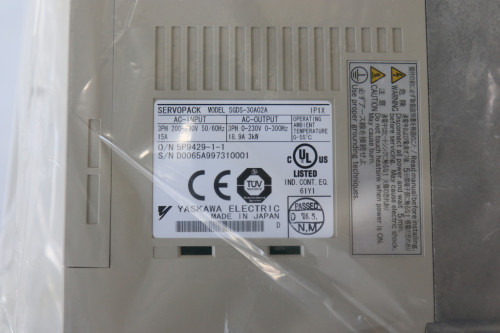 미사용품 야스카와 서보드라이브 SGDS-30A02A 대당가격