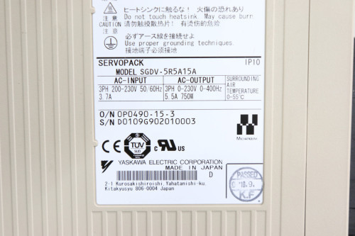 야스카와 중고 서보드라이브 리니어전용 SGDV-5R5A15A 대당가격