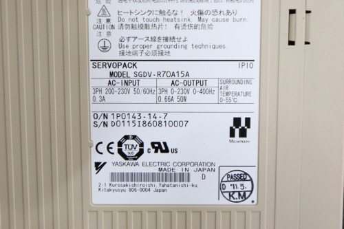 야스카와 중고 서보드라이브 SGDV-R70A15A 대당가격