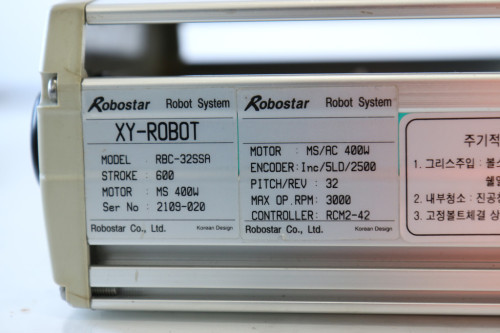 로보스타 중고 액츄에이터 RBC-32SSA 전장1025 ST600 볼스크류1632