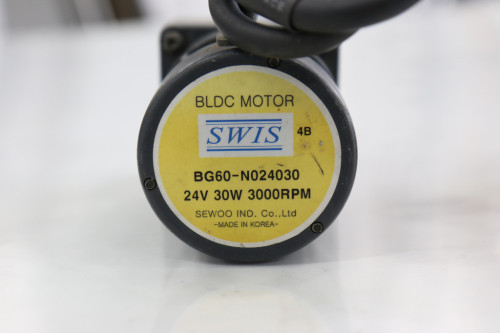 SEWOO 중고 BLDC모터 BG60-N024030 + SS6DA15B-BO 대당가격