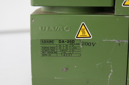 ULVAC 중고 펌프 DA-20D 대당가격