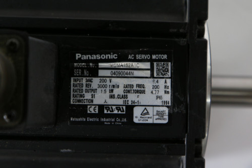 파나소닉 중고 서보모터 MSMA152A1C