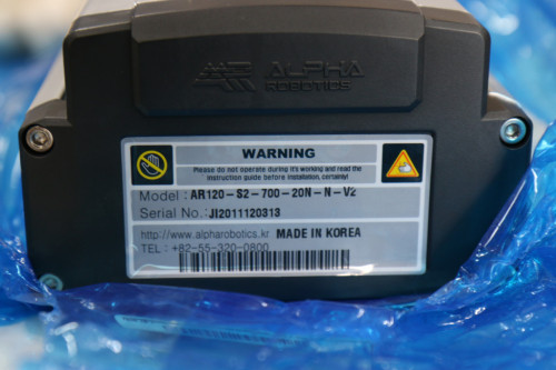 미사용품 ALPHA 액츄에이터 AR120-S2-700-20N-N-V2 전장1080 ST700 볼스크류1510 폭125