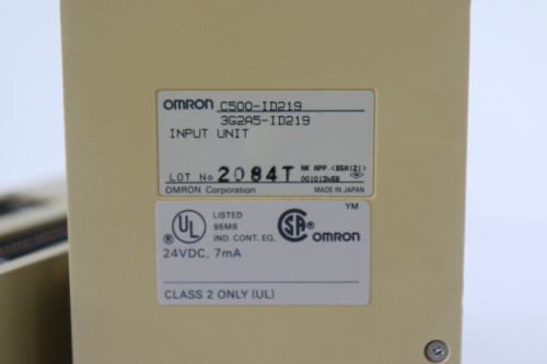 OMRON 중고 PLC C500-ID219 대당가격