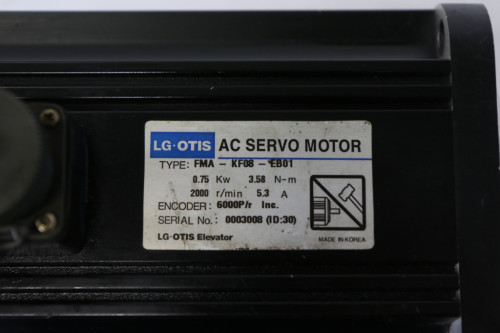 LG 중고 서보모터 FMA-KF08-EB01 0.75kW