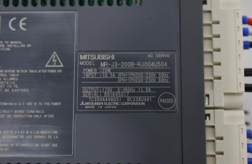 미쓰비시 서보드라이브 MR-J3-200B-RJ004U504 대당가격