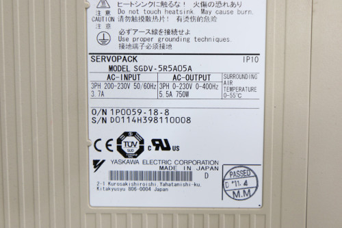 야스카와 중고 서보드라이브 SGDV-5R5A05A 대당가격