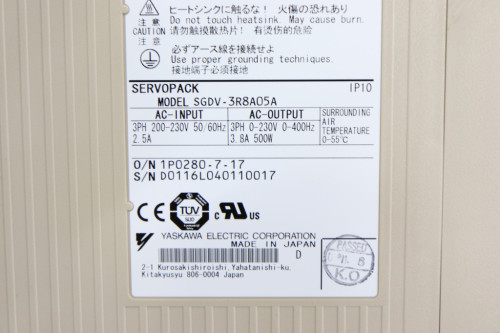 야스카와 중고 서보드라이브 SGDV-3R8A05A 대당가격