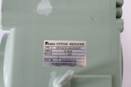 TSUBAKI 중고 HYPOID REDUCER HRTA075-42U200SFI 0.75kW 200:1 대당가격
