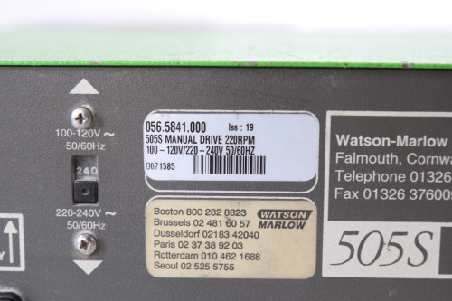 Waston-Marlow 중고 특수약품주입 펌프 505S