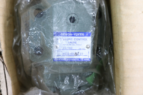 미사용품 SEWON-YUKEN 압력조절밸브 HCG-03-B1-22