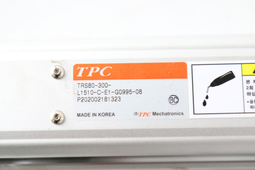 TPC 중고 액츄에이터 TRS80-300-L1510 전장600 ST300 볼스크류1510 폭80 대당가격