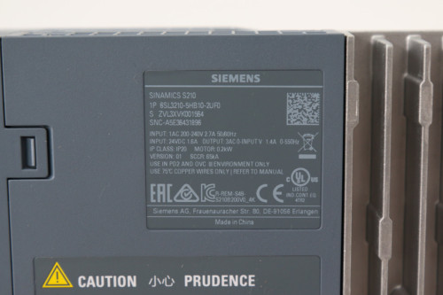 미사용품 SIEMENS 서보드라이브 SINAMICS S210 1P 6SL3210-5HB10-2UF0
