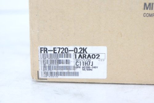 미사용품 미쓰비시 인버터 FR-E720-0.2K